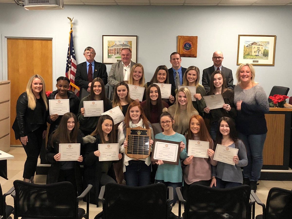 RocklandTown's tweet photo. Congratulations to the Rockland High School Varsity Cheerleaders for winning their 10th state championship and being named the 2019 "Rockland's Best!" https://t.co/Zid0ed6zTt