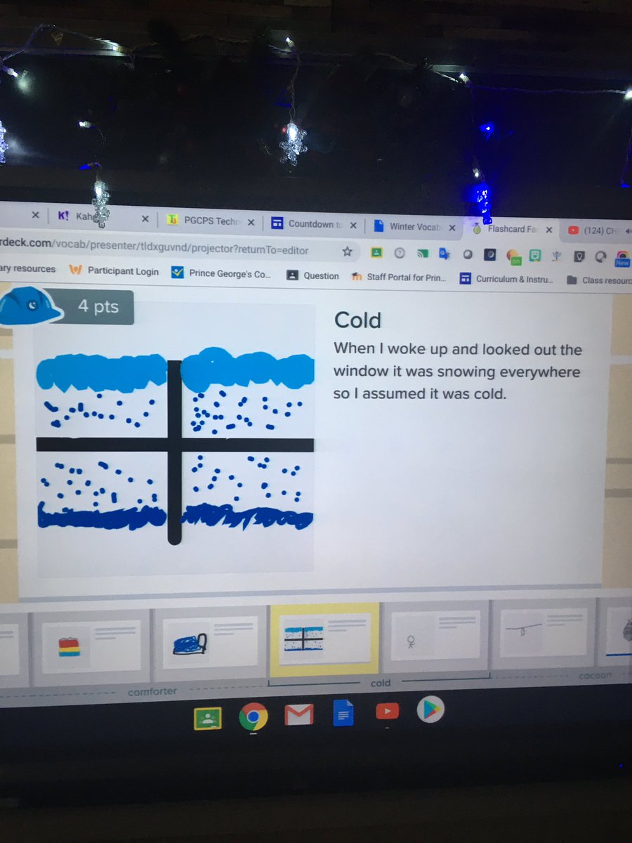 mrsrubinsworld's tweet photo. Winter vocabulary with Pear Deck! @t3pgcps #pgcpstechtivus @capitolheightse #5thTAG https://t.co/yjL8jDWQWV