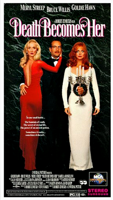 Another week, another group of movies in my collection:129) Death Becomes Her130) Yes Virginia, There Is A Santa Claus131) Cannibal The Musical132) Ghostwatch