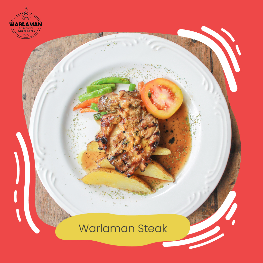 Ini nih steak andalan mimin dan sobat sobat mimin dimanapun berada😘, porsinya?? Beuuhh jangan ditanya deh~ kemon ke #warlamanbdg hari ini😉
 #promobandung #infobandung #kekinian #tempatnongkrong #makanpakereceh #duniakuliner #promobandung #promomakanan #bandungfoodies
