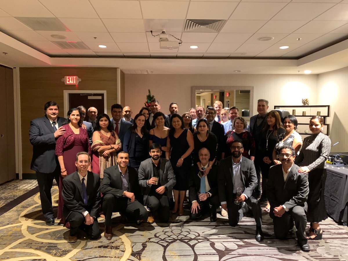 BlueAltair1's tweet photo. We just wrapped up a very productive 2019 leadership offsite meeting in Raleigh, NC. It was followed by our annual US holiday party. Our U.S. team, along with the significant others, got together to celebrate the season & our success in true #FreshGravity style! https://t.co/hJunoWSvjz