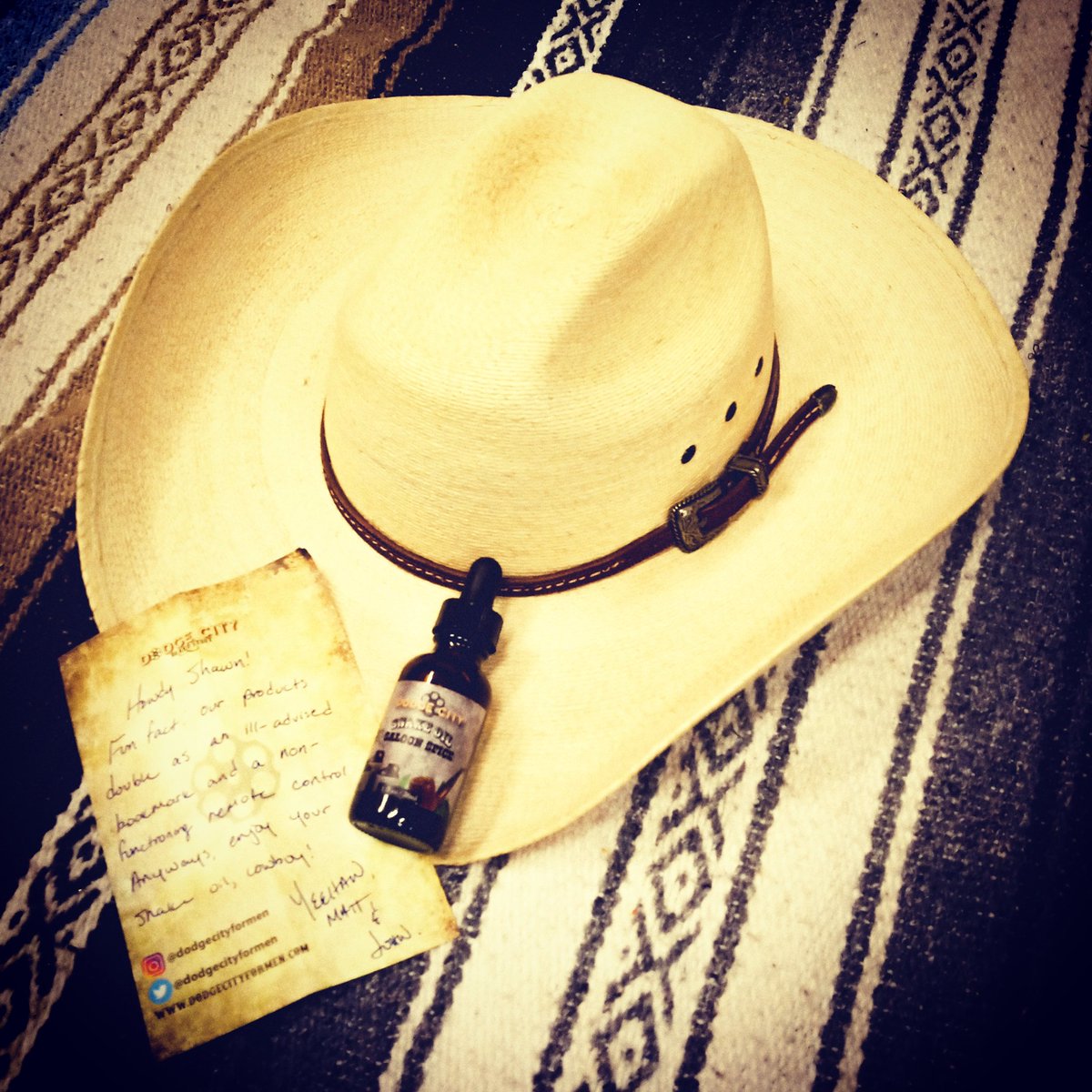 alaskabeardguy's tweet photo. #Beardmail from @DodgeCityforMen. The Saloon Spice "Snake Oil" (beard oil). It's a lightweight oil w/ a well blended mix of tobacco and nutmeg. I love the company's "Wild West" theme. The packaging even had an old-timey railroad freight stamp on it. #beard #beardoilreview https://t.co/PW41z3firf
