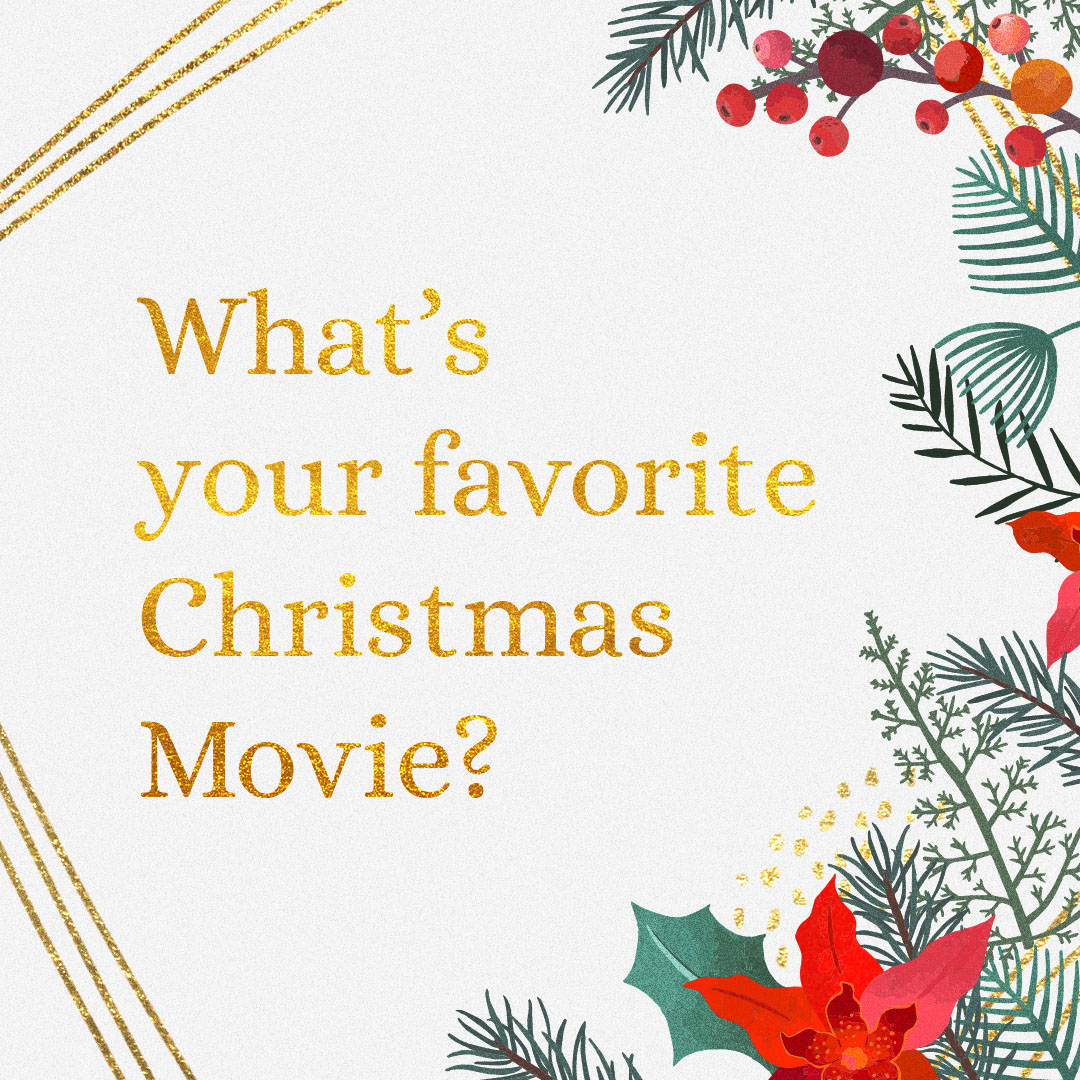 One of our favorite Christmas traditions is watching Christmas movies with family and friends! Let us know some of your favorites so we can add them to our lists!