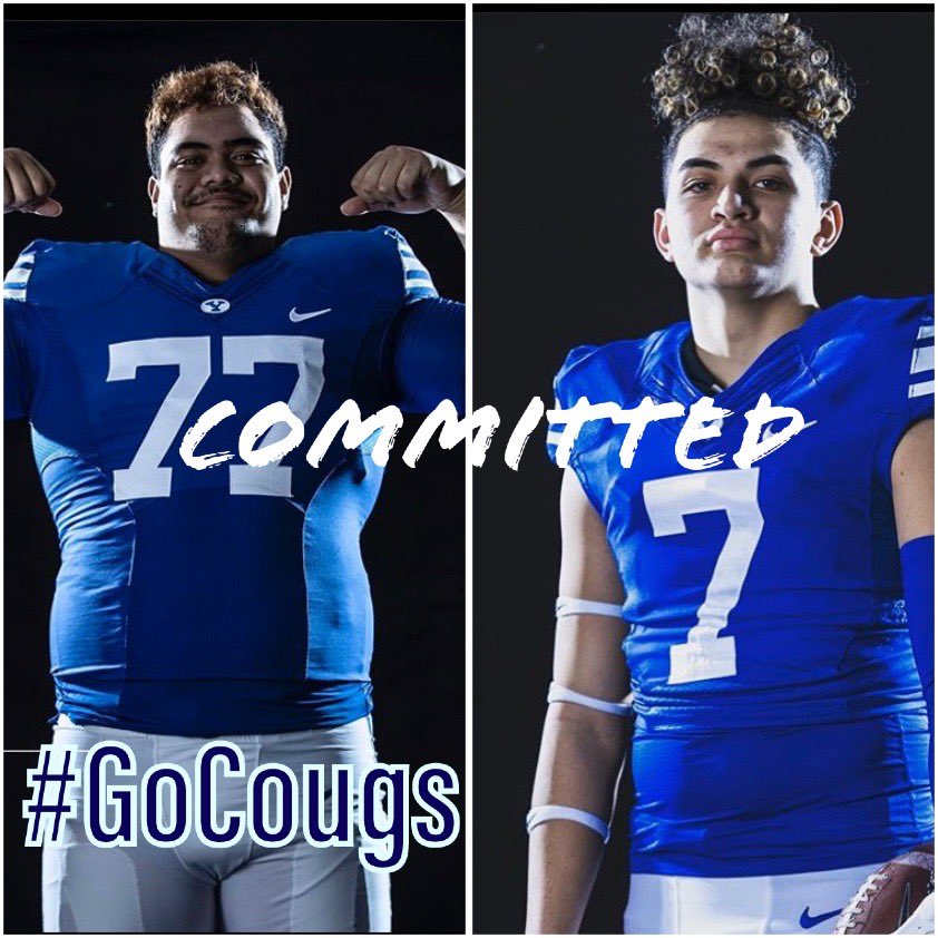 T_BirdFootball's tweet photo. Mac Aloisio and Logan Pili will sign their NLI to BYU tomorrow in the Timpview Weight Room at 2:20! Be there! @kalanifsitake #B1RDGANG⚡️ #Tradition https://t.co/9USFKNwY9Y