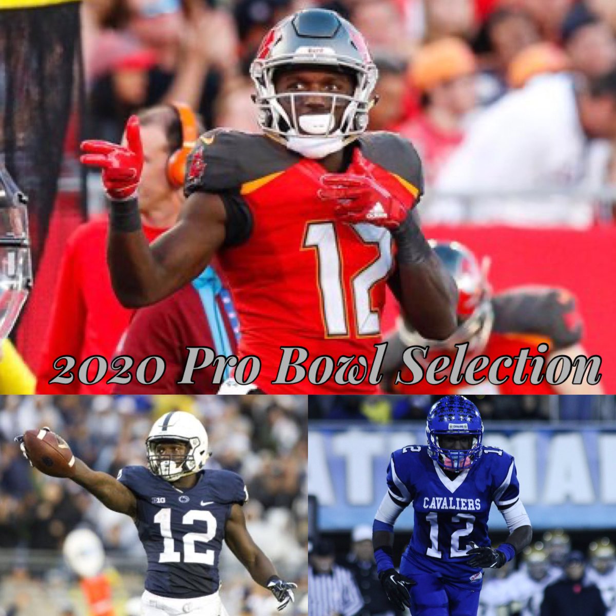MiddletownFB's tweet photo. Congratulations to Middletown Cavalier Chris Godwin on being selected to the 2020 Pro Bowl. Chris will be only the fourth Cavalier to be selected for the NFL pro bowl! 
#ForeverFamily https://t.co/SgenoERKih