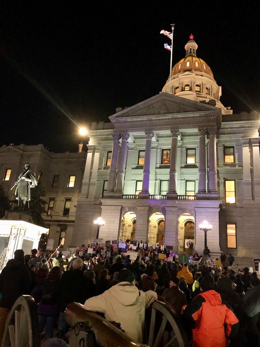 paraspatel44555's tweet photo. Denver showing up!  #ImpeachmentEve https://t.co/5XbvFhHFr8
