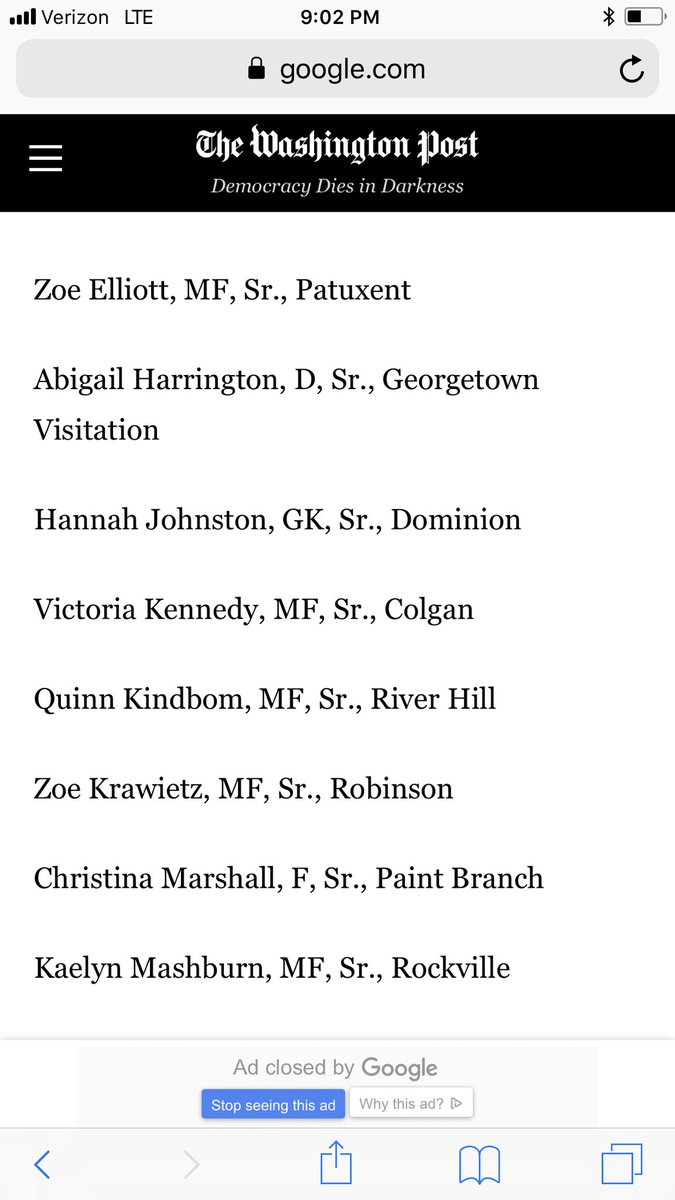 Zoe Elliott- All MET Honorable Mention midfielder.  Oh yup! We are so proud of our girl!  #paxnation #paxfh
