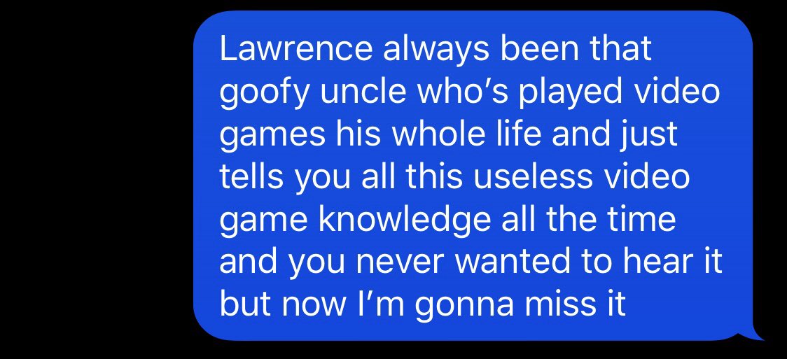 SkimpCraif's tweet photo. @SirLarr you’ve been a guardian of mine for the last 5 years.  I’ll never forget the early days and the absolute bliss I felt when I first felt the joy of watching Funhaus.  The quintessential gamer will always have a place in the hearts of many. https://t.co/pA5Mb4NYGX
