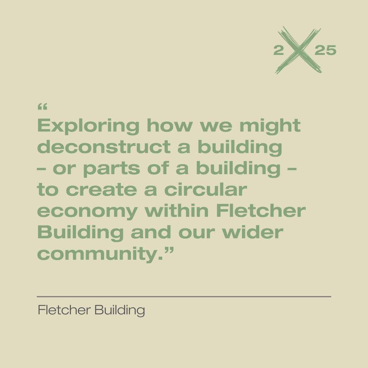 Circularity14's tweet image. Announcing our second business joining XLabs in 2020. xlabs.nz

Welcome to XLabs Fletcher Building - we are thrilled you are bringing an enthusiastic team across divisions to tackle a big audacious challenge facing the industry. 

 #xlabs2020 #circulareconomy
