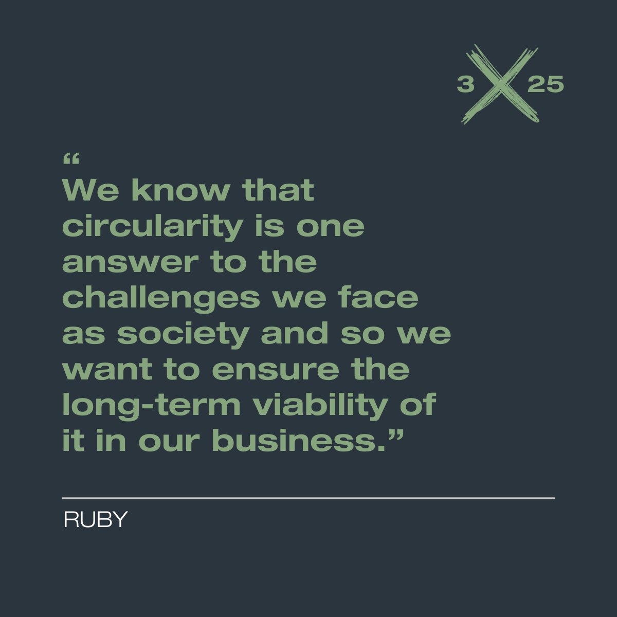 Circularity14's tweet image. Announcing our third business to join XLabs, New Zealand based since 2002, RUBY. 
Welcome to XLabs 2020 and we can&apos;t wait to see you continue to tackle the social and environmental impact of the fashion industry practices and products to achieve your big audacious goals.