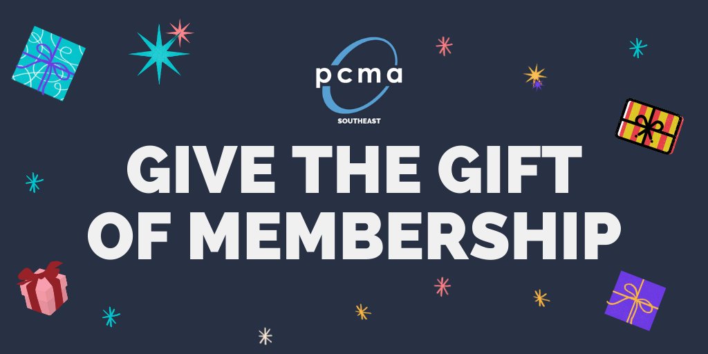 SE_PCMA's tweet image. Still time left to purchase a gift for the special #eventprofs in your life. Give the gift of #PCMASE membership which is a gift that comes with amazing benefits all year long. 

Details ▶️ pcma.org/membership/joi…