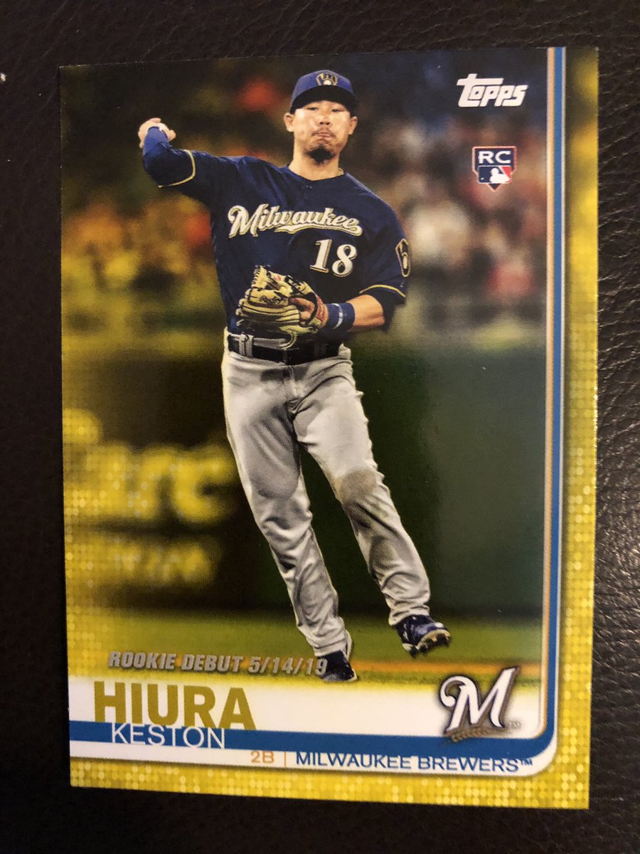 OwenCards's tweet photo. 2019 Topps Update Walgreen's Exclusive Yellow Keston Hiura Rookie rC #US52 $8 shipped @HobbyConnector https://t.co/1O9OaGeAqz