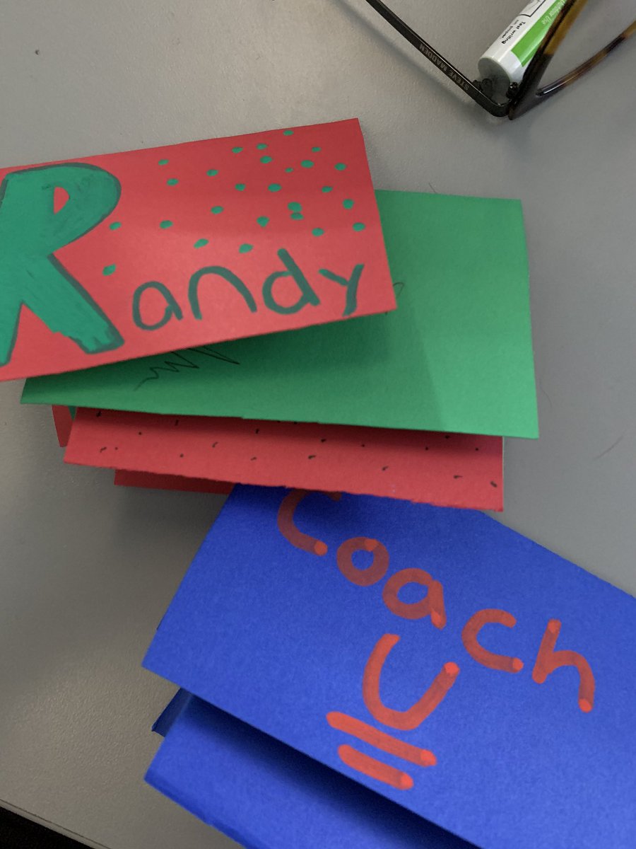 CastaicT's tweet photo. Writing holiday cards for friends, family and staff on campus and some Bad Santa graffiti - don’t you just love it when a student brings out some skills you had no idea they had!? @CastaicHigh #makingdecembermagic https://t.co/9X9txFozx4