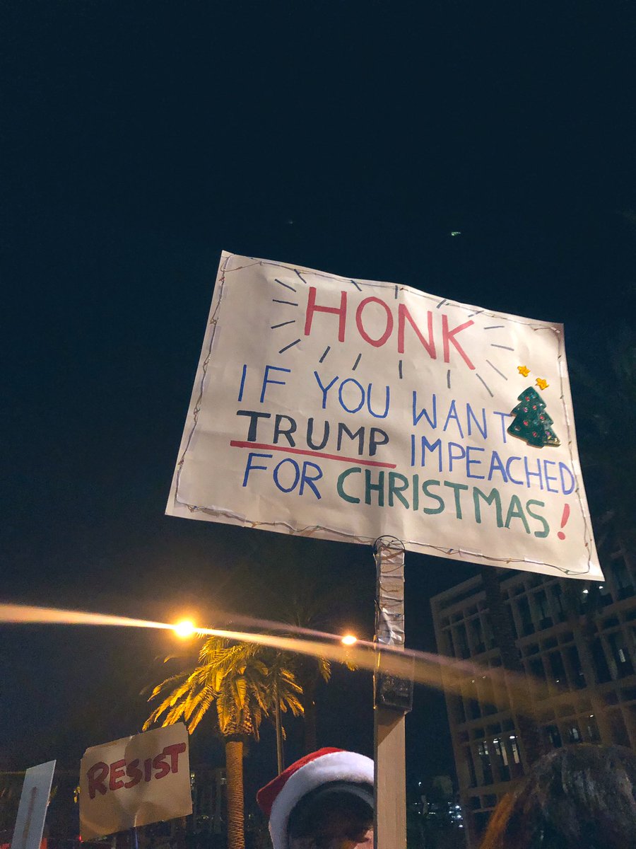 paraspatel44555's tweet photo. Las Vegas has turned out on #ImpeachmentEve. No president is above the law and we’re here to stand up for our democracy. https://t.co/QDKXs0uvQN