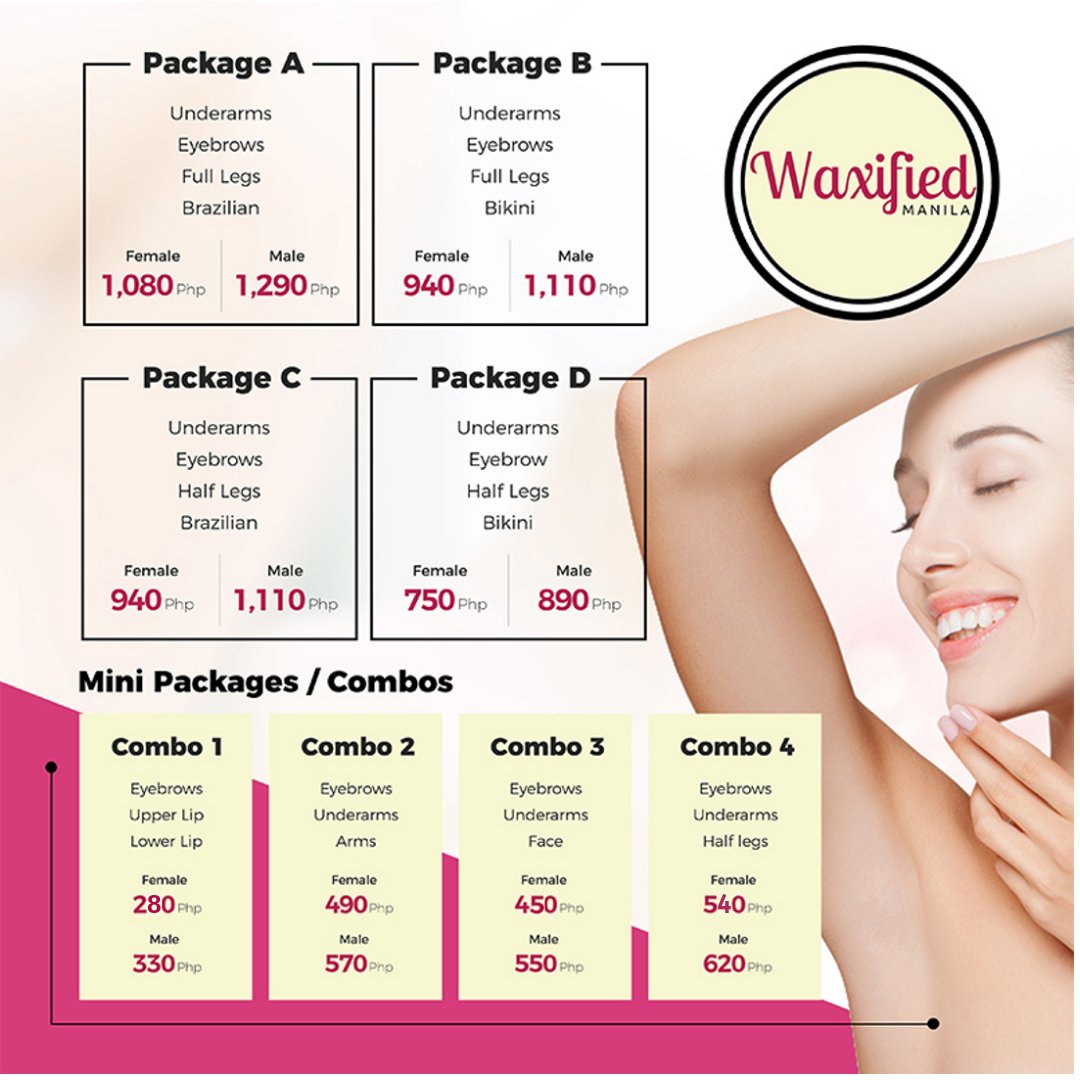 Waxifiedmanila's tweet photo. Have you tried to get it all done? Wax More Save More!! 😍
✨ LOCATION: Casa Ysabel Bldg G. Tolentino St. Sampaloc Manila Beside Kresidences
#Waxifiedmnl #ColdWaxPH #ThreadingPH #WaxingPH #SpaPh #SalonPh #WaxingSalonPH #UST #FEU #UE #CEU #UBELT #MANILA #Paskuhan2019 https://t.co/iyivfGwDvY