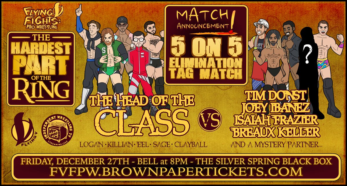 FlyingVTheatre's tweet photo. There are only 26 tickets left for THE HARDEST PART OF THE RING and your chance to see @OphidianCobra vs. @JPWarHorse live and so much more!

https://t.co/efxsqHHkIA before they're gone.

Sponsored by @KwestApp with After Party at @DenizensBrewing! https://t.co/3kv3jkKMii