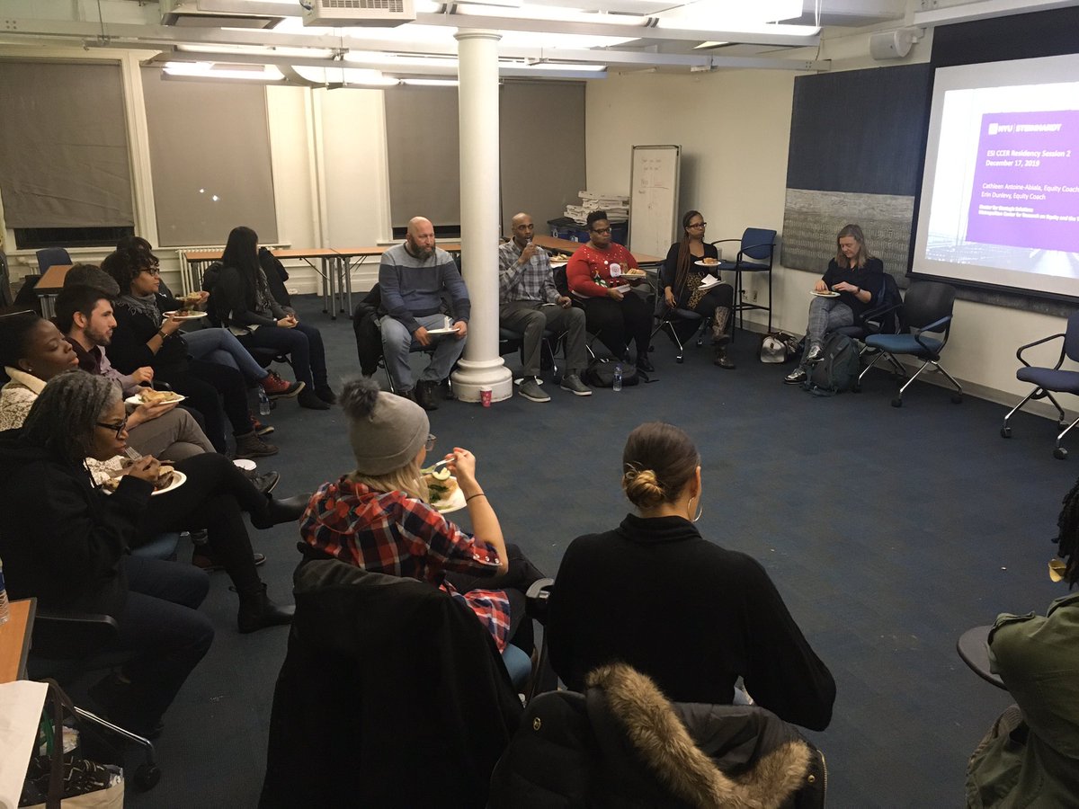 PaulForbesNYC's tweet photo. Ended the day at a Critically Conscious Educators Rising (CCER) session. Educators who have participated for 2 or 3 years. There were people who didn’t want to see this work happen but when you’re bold & unapologetic, in spite of the challenges, this👇🏾is what you see. #2020CCER https://t.co/Ev6yUDwgnD