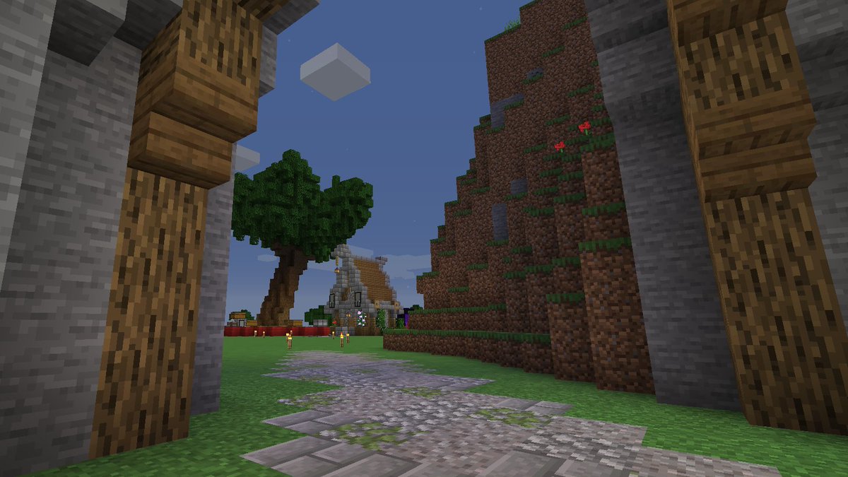 TimesWithT's tweet photo. We have a tree, and the town is starting to take a little shape! https://t.co/PAEes8edrM