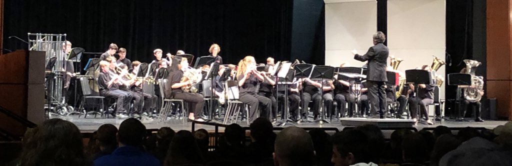 T_Geddings's tweet photo. Great job tonight by @GMSWarriors and @GHS_Indians bands during their winter concert!  #aimhighachievemore #artsmatter https://t.co/U3G21DGdYn