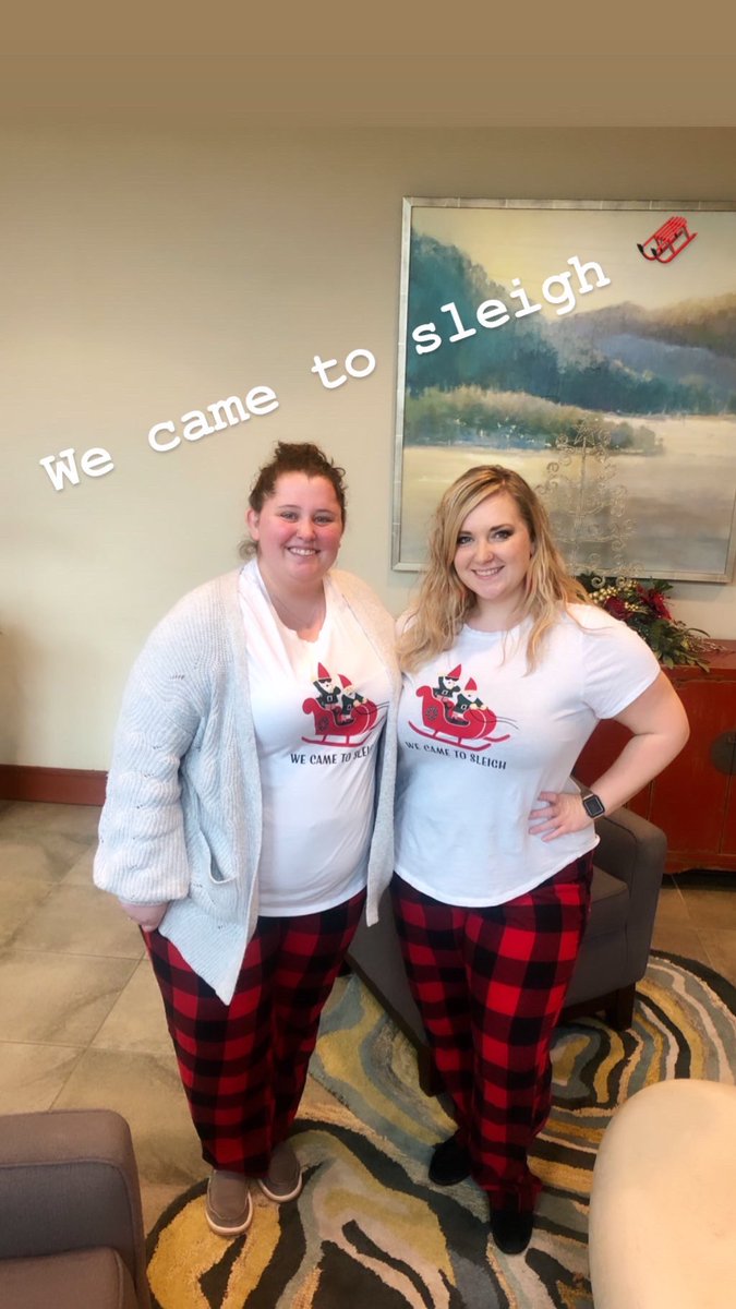 Pajama day in the office! 🎄❄️