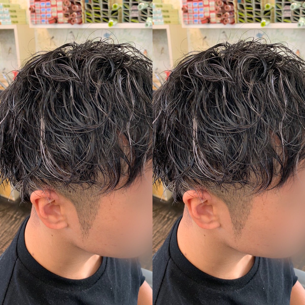 Hair Studio You You Auf Twitter こんにちは 担当 大口 メンズパーマとカラーです ベースの色は染めずにウィービングのみのカラーです ソフトツイストなどお任せ下さい 倉吉 北栄町 湯梨浜町 蒜山 琴浦町 倉吉美容室