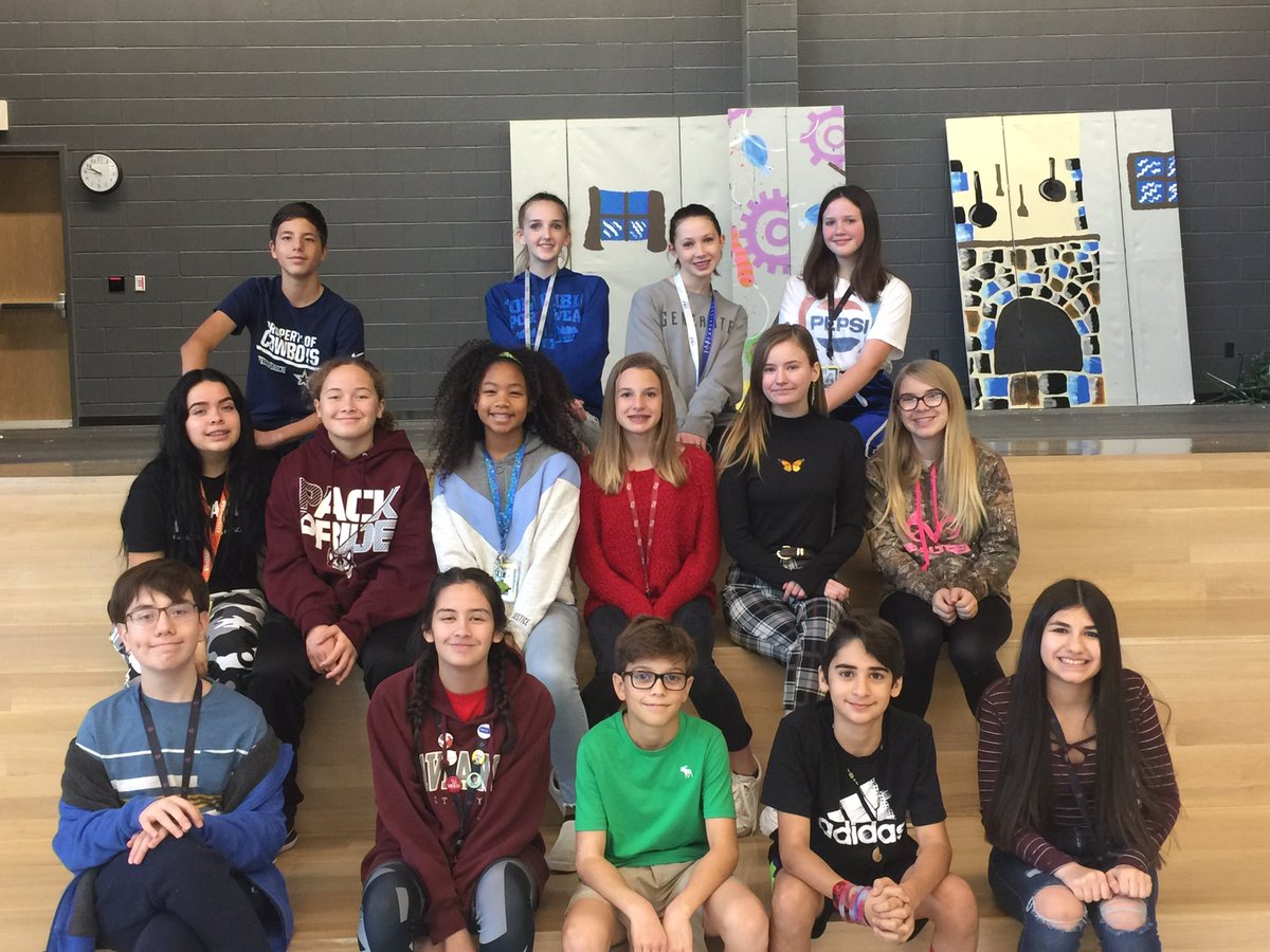 DStheatre's tweet photo. Congratulations to our last one act plays of the semester- OAP Disaster, ‘Twas the Night Before Xmas, Monsters Under the Bed, and Lying Liars @schumanncarla1 @DanvilleMiddle #ComalFineArts https://t.co/cPSsaDKOuc