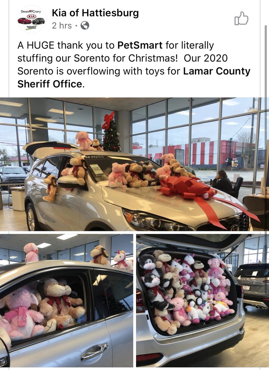 How many Chance and friends does it take to fill up a Sorento? 

Ask our store leader Patrick in Hattiesburg!!

#petsmartcharities #lifeatpetsmart #fortheloveofpets #petsmart