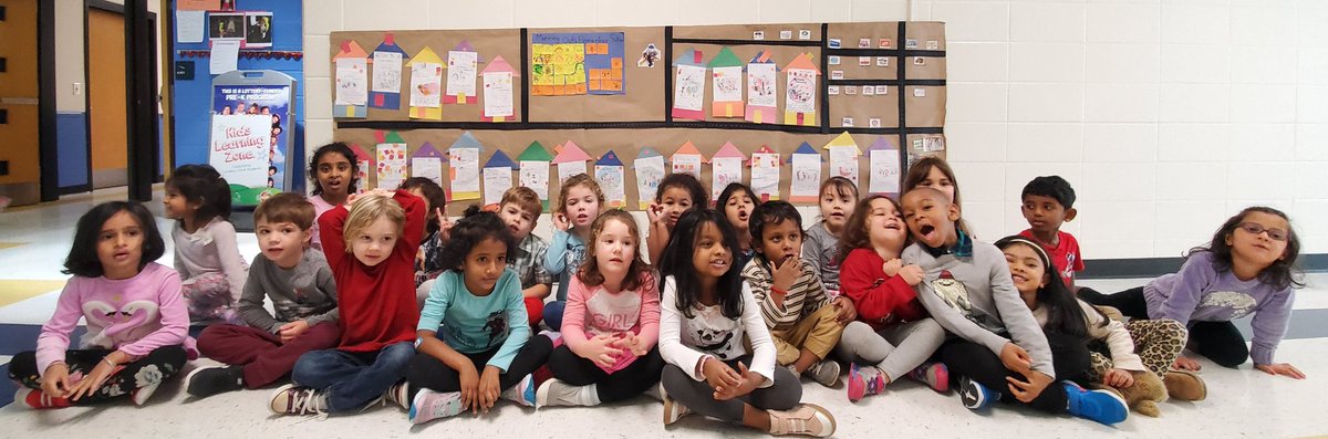 MrsDyon's tweet photo. The students worked so hard on their #NeighborhoodCommunityMap If you get a minute check out the wall outside of our classroom. What a fun way to learn about community! @NoorulainSyed4 @moeprincipal @ManningOaksFCS #gaprek #communityunit https://t.co/l2VLtUb6yX
