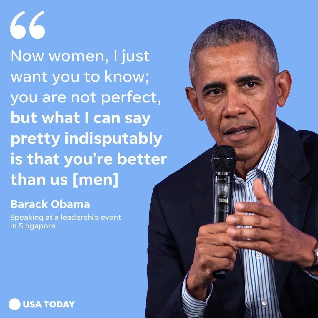 susipudjiastuti's tweet photo. Selamat pagi semua Wanita, ini pesan untuk kita semua 😘😘😘dr Mr Obama https://t.co/I6m9Enn3UJ