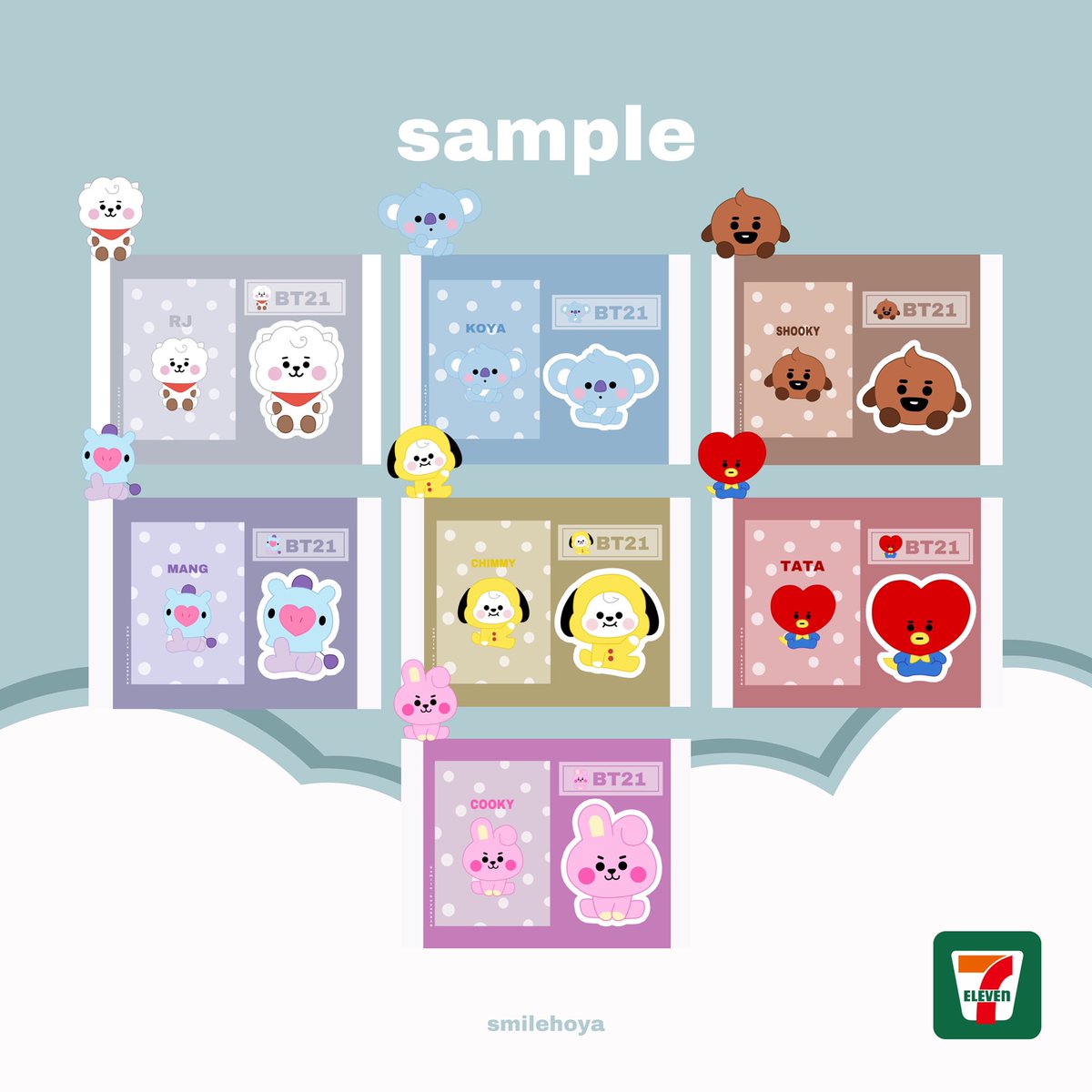 chu2_0913's tweet photo. ♡BT21 sticker♡

seven elevenのみ対応

期限12／25 23:59

RT + follow + リプに🐿→参加完了

⚠️参加してくださった方には全メンバーの番号を配布するのでリプに○○くださいと送らないでください！

(2次加工／再配布❌／Please do not reupload , edit ／2차가공,로고크롭❌)

#ホプトク加工 https://t.co/pgvRo5r8GR