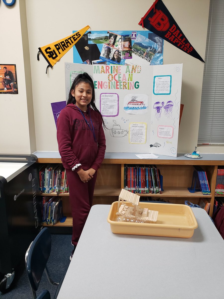 CarterStem's tweet photo. Student researched an engineering field and created a model of their work and a presentation. So proud of their work. https://t.co/gSjhaDFLtT