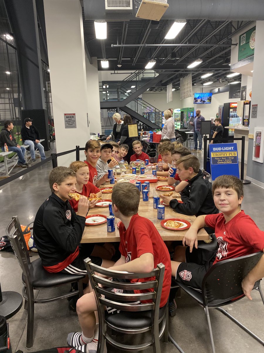 century2007b's tweet photo. Some secret Santa stuff after practice tonight for the ⁦⁦⁦@century2007b⁩! A great way to end a great year for this team! ⁦@CenturyV_FC⁩ ⁦@LarryFingers⁩ ⁦@Your_IQ_⁩ https://t.co/pxp4CKArJF