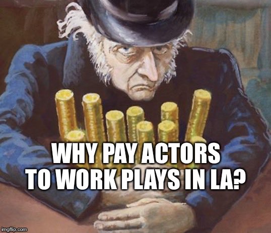 99Blacklist's tweet image. #LATHTR need not be haunted by its past, present and future. 

Producers: if you respect your artists &amp;amp; consider us family - you need to learn to pay your artists. 

We are not going back.

#ChangeFor99 @ActorsEquity @TPLLA #Scrooge #WageTheft @FairWageOnStage #PayYourActors