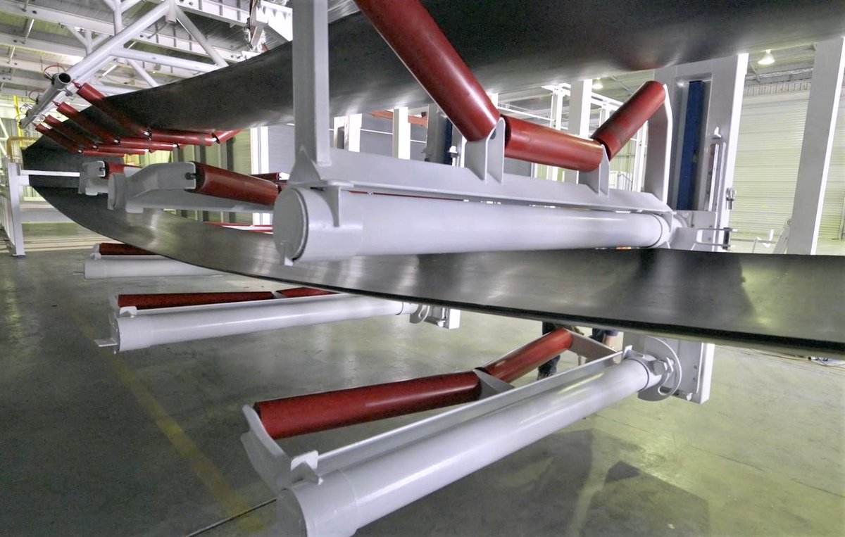 The Redline™ underground conveyor system is revolutionising the way underground mining and tunnelling currently occurs, with the ability to extend or retract a conveyor system while the conveyor is still running! #Redline #underground #conveyor #minesafety #futureofmining