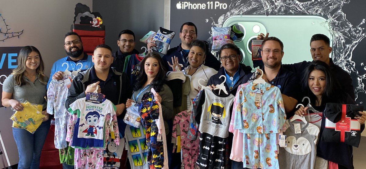Very proud of this company and the people who make it... #aGreatPlaceToWork Giving back to the community through our #NewMexico #ABQ_Uptown retail channel!! Thank you Syndi for your leadership! #attemployee #pajamadrive #believealbuquerque <a href="/ATT/">AT&T</a> <a href="/ATTimpact/">AT&T Impact</a> <a href="/DCNJ1234/">Dominic Sedillo</a> @synderella_20