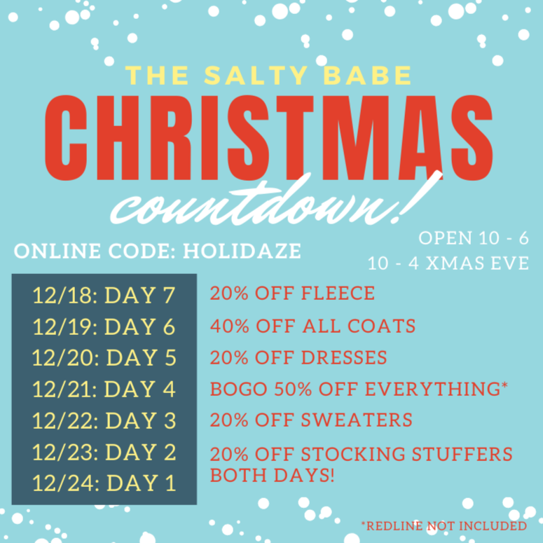 balanceonthames's tweet photo. The Salty Babe Christmas Countdown✨🎄 - https://t.co/fAB0yckvD6 https://t.co/D6HfFvFSIN
