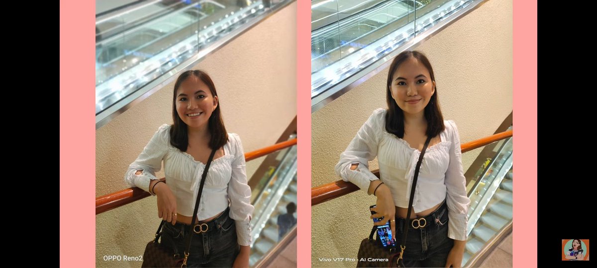 SicatCathlyn's tweet photo. BATTLE OF POP-UP CAMERAS ❤️🤟 The OPPO RENO 2 &amp; VIVO V17 PRO from ate ko @maryxbautista New Video 😍👍 Malilito nanaman tayo kung ano ang dapat bilhin 🤣 Hahaha. 
Guess who won? Click the link ⬇️
https://t.co/kpNnlzAoOw https://t.co/IM4QTCkZ6G