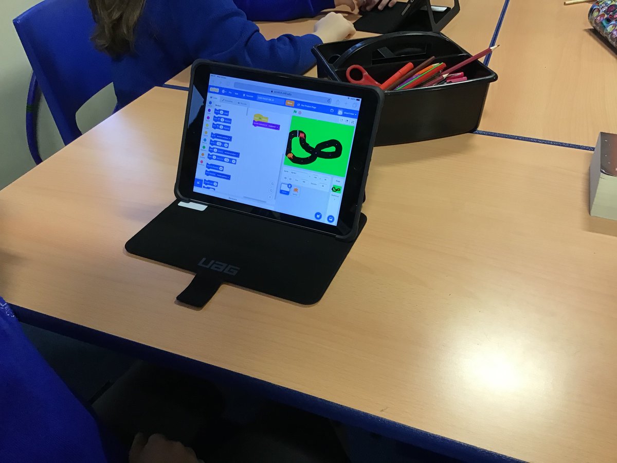 muchwooltony5's tweet photo. Another day of coding for Class 11 as we continue to make our car game! #scratch #codingforkids #ictfun #muchwooltonict https://t.co/qZ8FrFYGf3