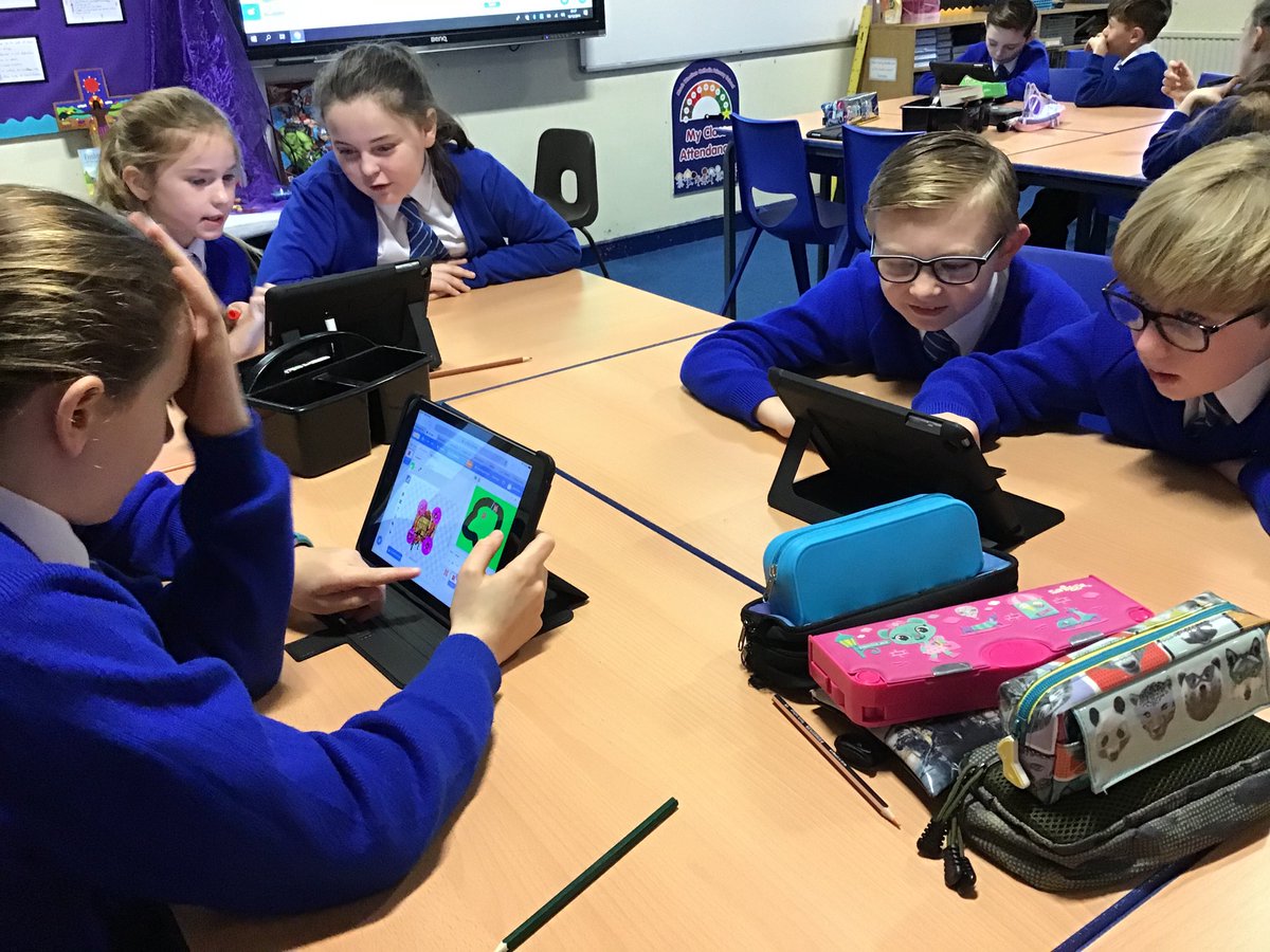 muchwooltony5's tweet photo. Another day of coding for Class 11 as we continue to make our car game! #scratch #codingforkids #ictfun #muchwooltonict https://t.co/qZ8FrFYGf3