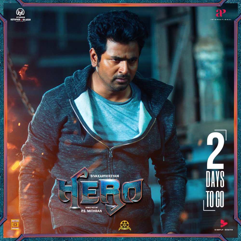 APIfilms's tweet photo. The action begins in two days!

#2DaysToGoHero 

@kjr_studios @Siva_Kartikeyan @akarjunofficial @AbhayDeol @kalyanipriyan @Psmithran @thisisysr #HeroWithAPI #Hero2DaysToGo #HeroFromDec20 https://t.co/AL4CKDq0F4
