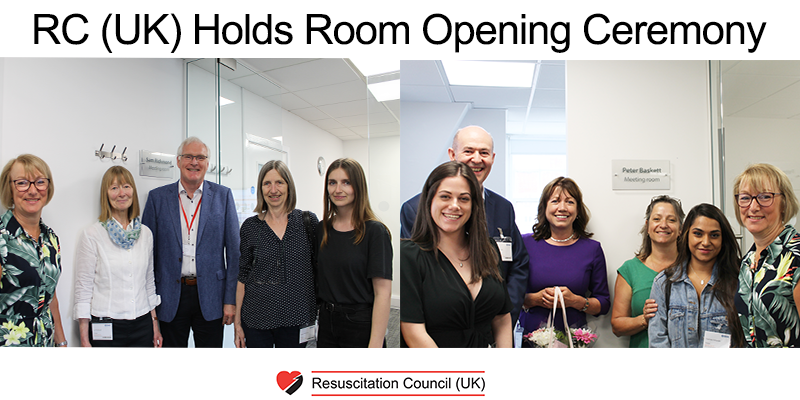ResusCouncilUK's tweet photo. Back in the summer, we honoured two resuscitation greats, Sam Richmond and Peter Baskett, by naming two new rooms after them. Read more: https://t.co/1Rf4iqoHLC #ResusInReview https://t.co/c2W4LseBaf