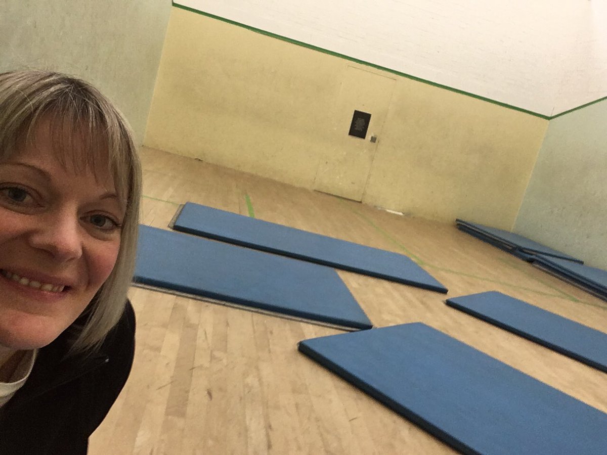 LearnfulwithJo's tweet photo. All set ready and waiting for Year 9 girls to arrive for some mental and emotional well-being practice as part of the @leicesterssp #WHISPA2019 https://t.co/oGqi5daUd8