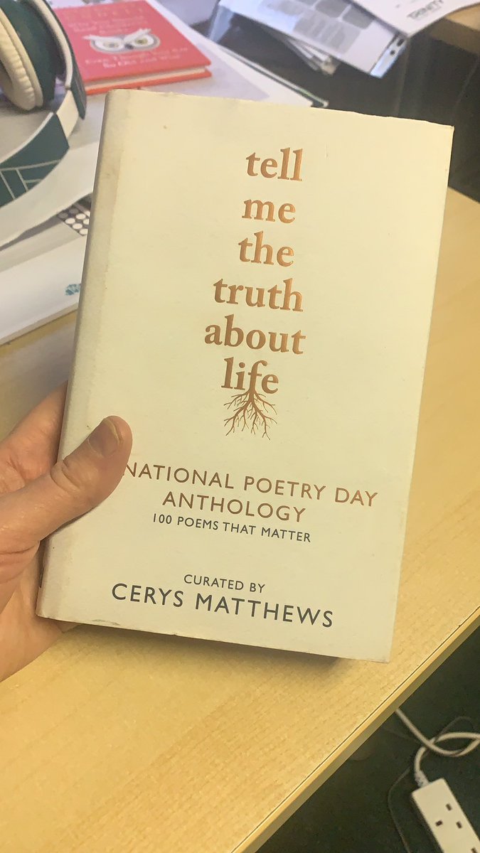 ReadingatLLP's tweet photo. Another book that I’ve kept close by this year- Tell Me The Truth About Life- a @PoetryDayUK anthology curated by @cerysmatthews. Perfect to dip into or to curl up with and read all the way through! Wonderful for adults and secondary libraries #WhatLiverpoolRead2019 https://t.co/ncKR4DD8F0