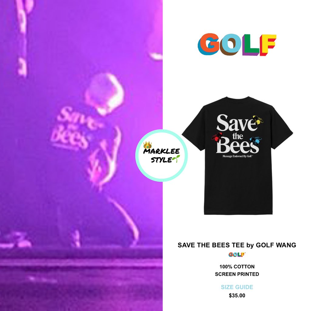 SAVE THE BEES TEE by GOLF WANG