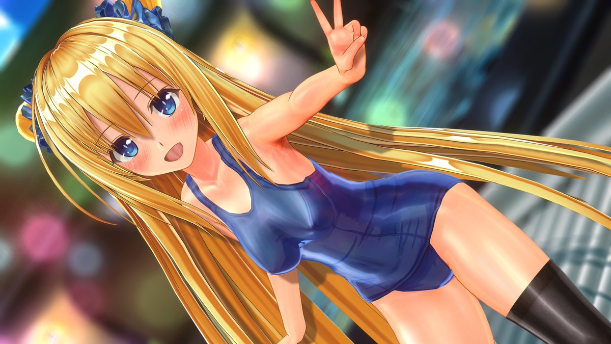 金髪スク水ニーソちゃん
#COM3D2 #CM3D2 