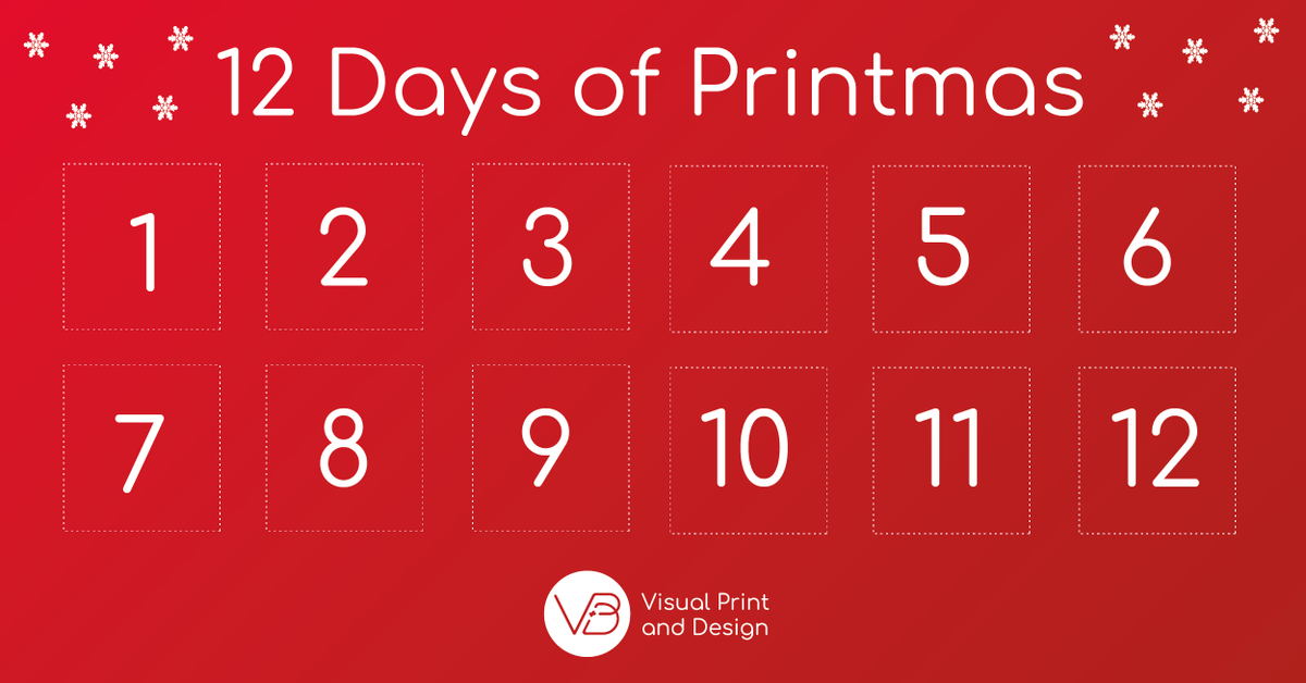 Visua1print's tweet photo. From the 1st - 24th December, you can make some 'jolly' good savings on your print orders with us (and help us raise money for @StBarnabasLinc. Explore our 12 days of 'Printmas' offers: https://t.co/2aBI2disMG ✨🎄 #12DaysOfPrintmas #Print #Design #Lincoln #Lincolnshire https://t.co/hNEuwyfHjX