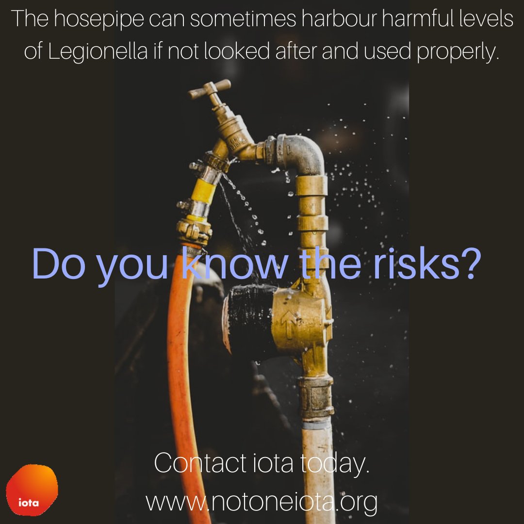 Check out iota's insta, notone_iota_ 
for tips on how to keep safe from legionella &amp; asbestos! 
#iota #asbestos #legionella #healthandsafety