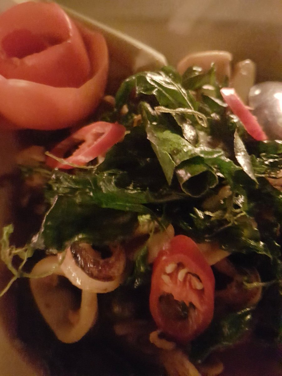 ChefKenHom's tweet photo. #Viroth's in #SiemReap Fried aubergine and soft tofu was an innovative combination which I had never seen. A dessert of banana in coconut milk finished another amazing Khmer dinner! https://t.co/bf5nhpR1bW