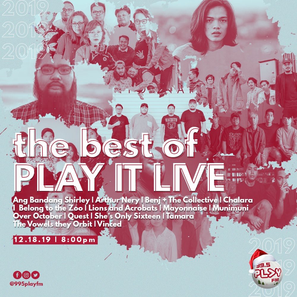 MeccaPH's tweet photo. Thanks @995playfm for including @onlytamaramusic on your best of 2019 list #MeccaMusicPH #TamaraPH https://t.co/HpH5lftFOF