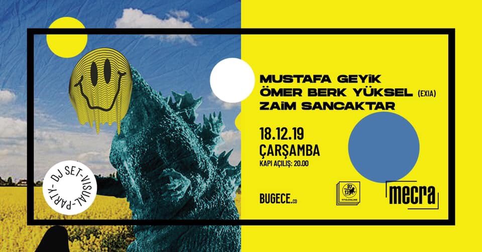 Bu Akşam!

DJ ve tasarım kolektifi 97/13, tekrar [mecra]’da. 97/13 üyelerinden Mustafa Geyik, Ömer Berk Yüksel (Exia) ve Zaim Sancaktar’ın set başında olacağı hiphop ve techno janralarının hakim olacağı geceye ortak olmak isterseniz  #mecrada olun!